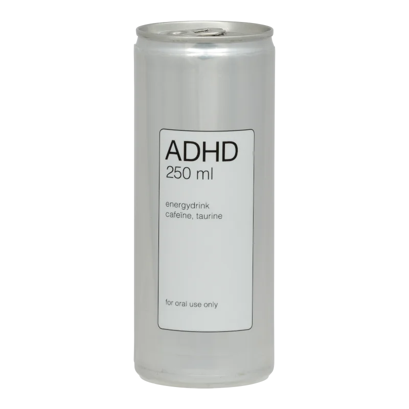 Water Concepts – Dose Energy Drink mit Logo und Etikett