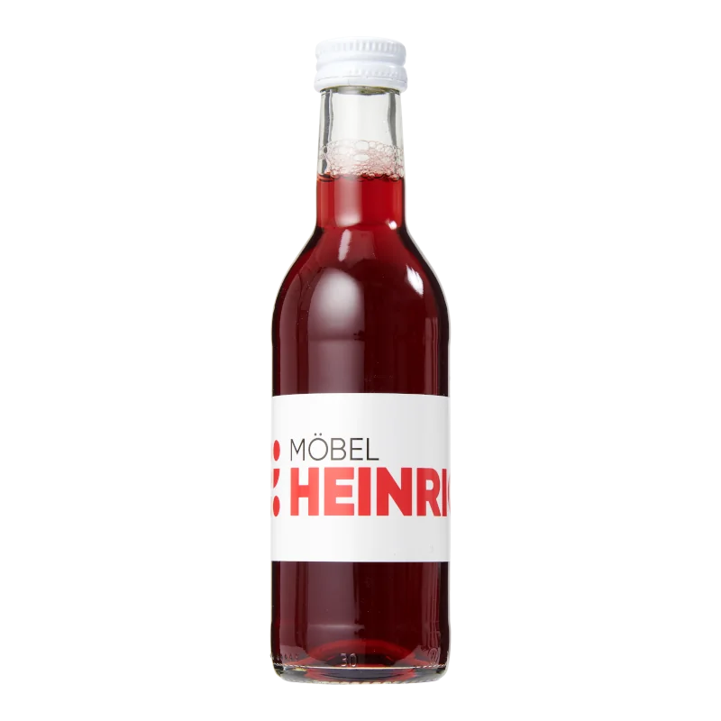 Water Concepts - Flasche Fruchtsaft Apfel-Kirsche mit Logo und Etikett