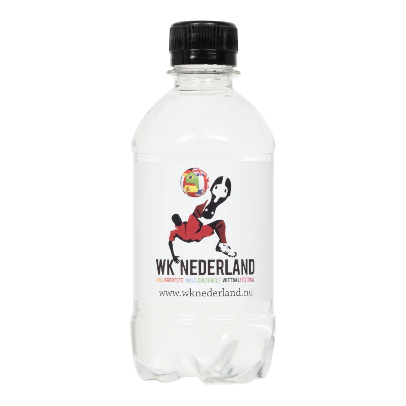 Water Concepts – Schraubverschluss für Wasserflaschen mit Logo und Etikett