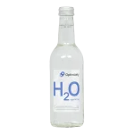 Water Concepts – Glaswasserflasche mit Logo und Etikett