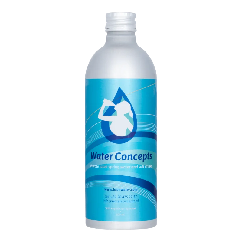 Water Concepts – Aluminium-Wasserflasche mit Logo und Aufdruck