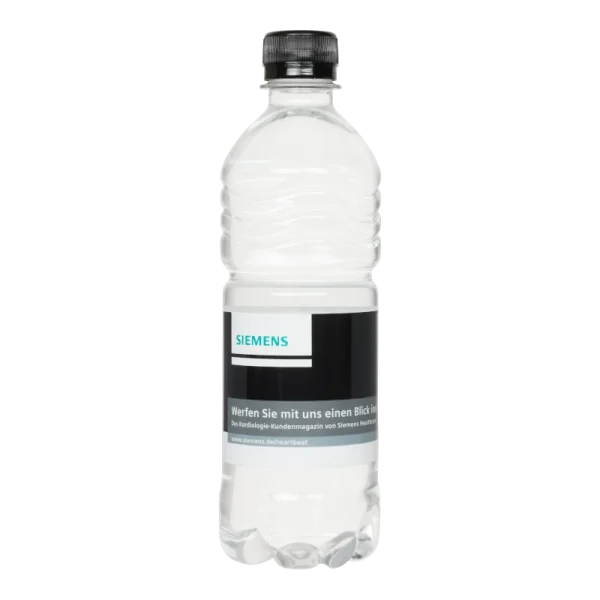 Water Concepts – Schraubverschluss für Wasserflaschen mit Logo und Etikett