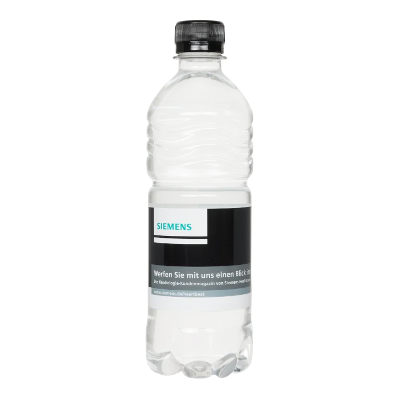 Water Concepts – Schraubverschluss für Wasserflaschen mit Logo und Etikett