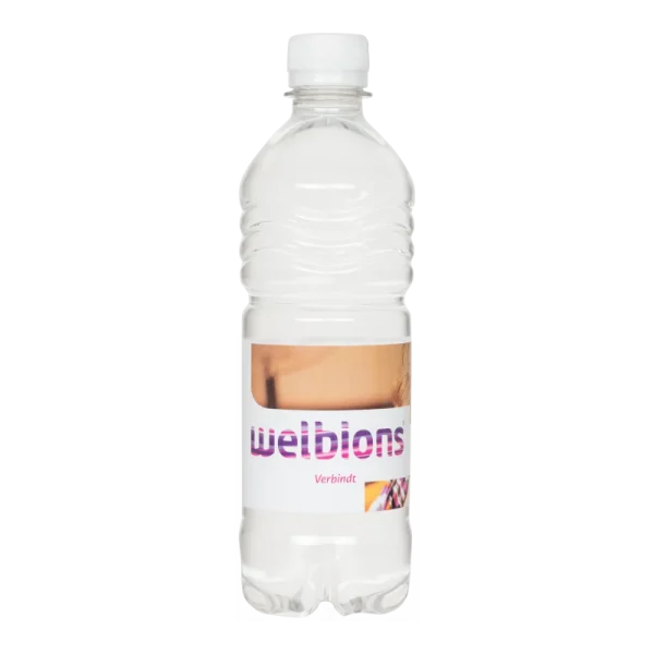 Water Concepts – Schraubverschluss für Wasserflaschen mit Logo und Etikett