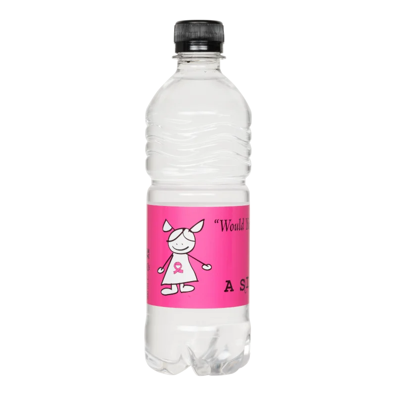 Water Concepts – Schraubverschluss für Wasserflaschen mit Logo und Etikett