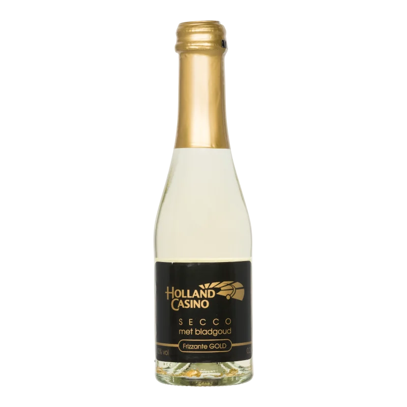Water Concepts – Flasche Secco Gold Wein mit Logo und Etikett