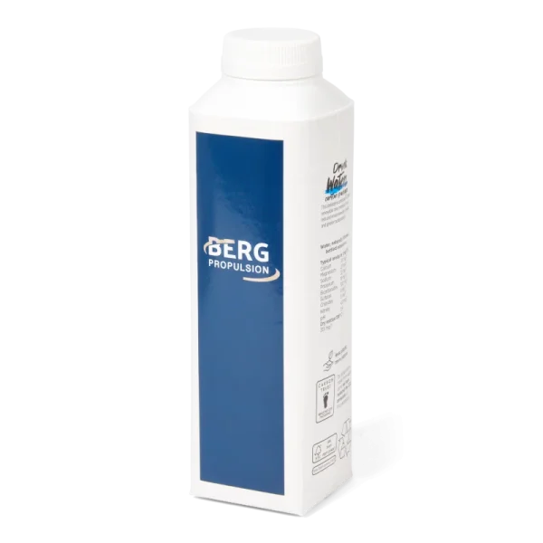 Water Concepts – Wasserflasche aus Pappe mit Logo und Aufdruck