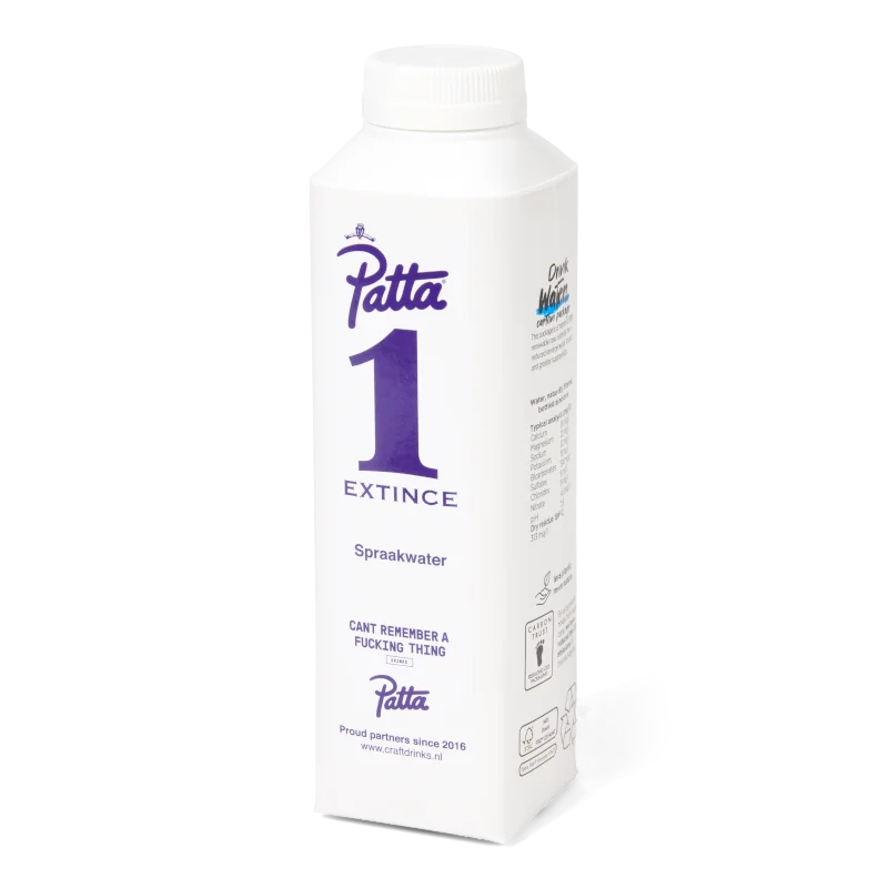 Water Concepts – Wasserflasche aus Pappe mit Logo und Aufdruck