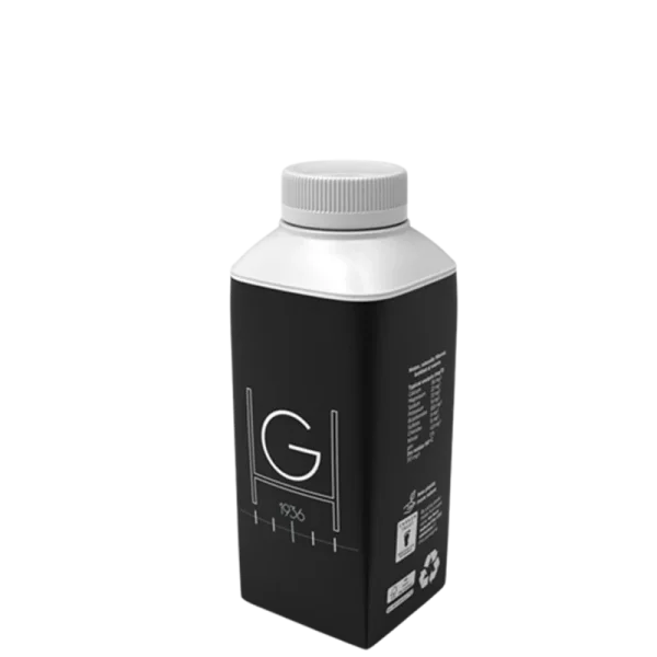 Water Concepts – Wasserflasche aus Pappe mit Logo und Aufdruck